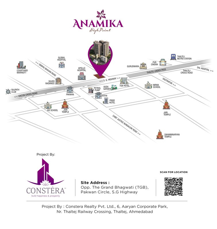 Constera Anamika High Point Location Image