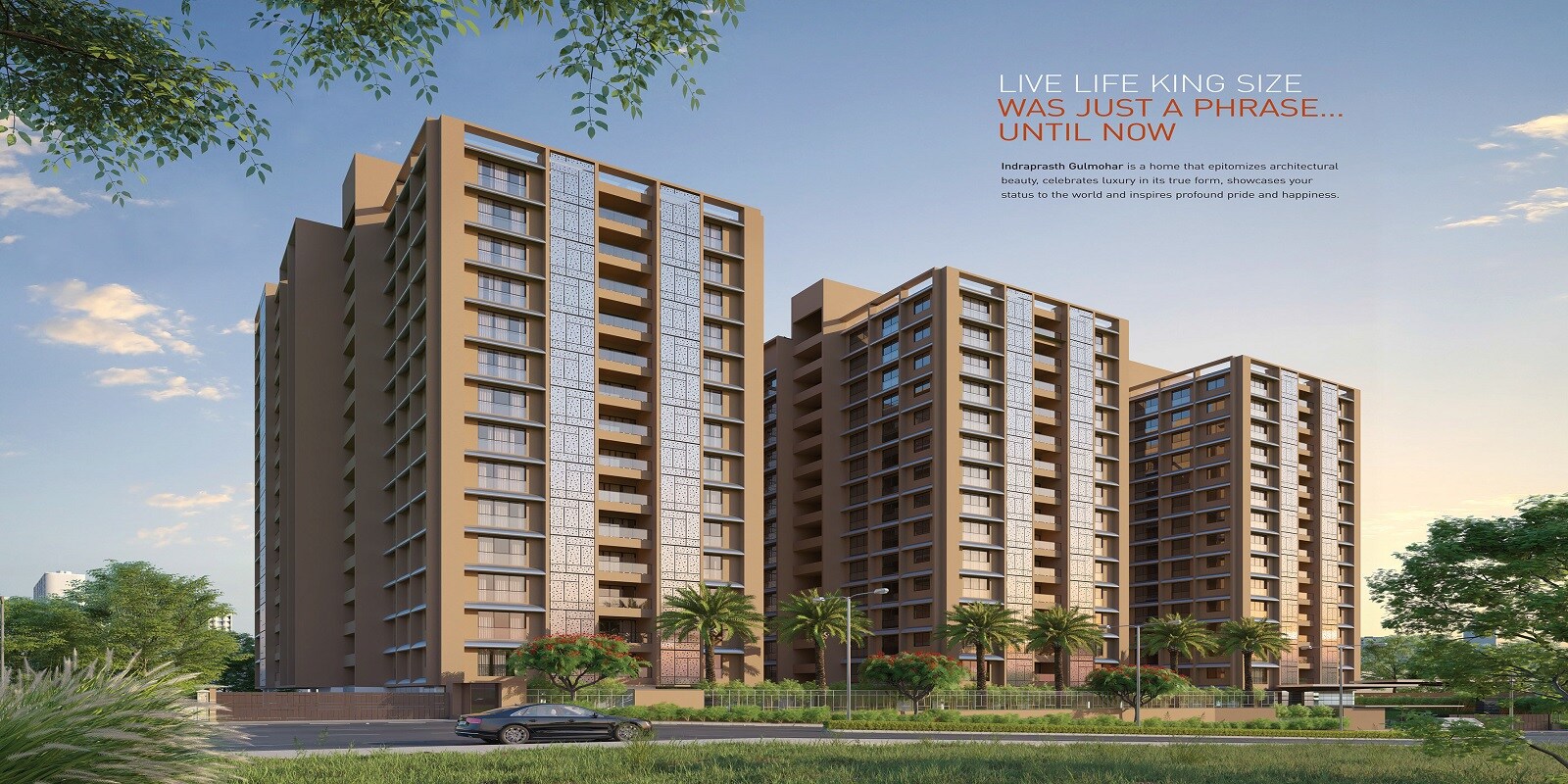 Deep Indraprasth Gulmohar residential project in Vastrapur
