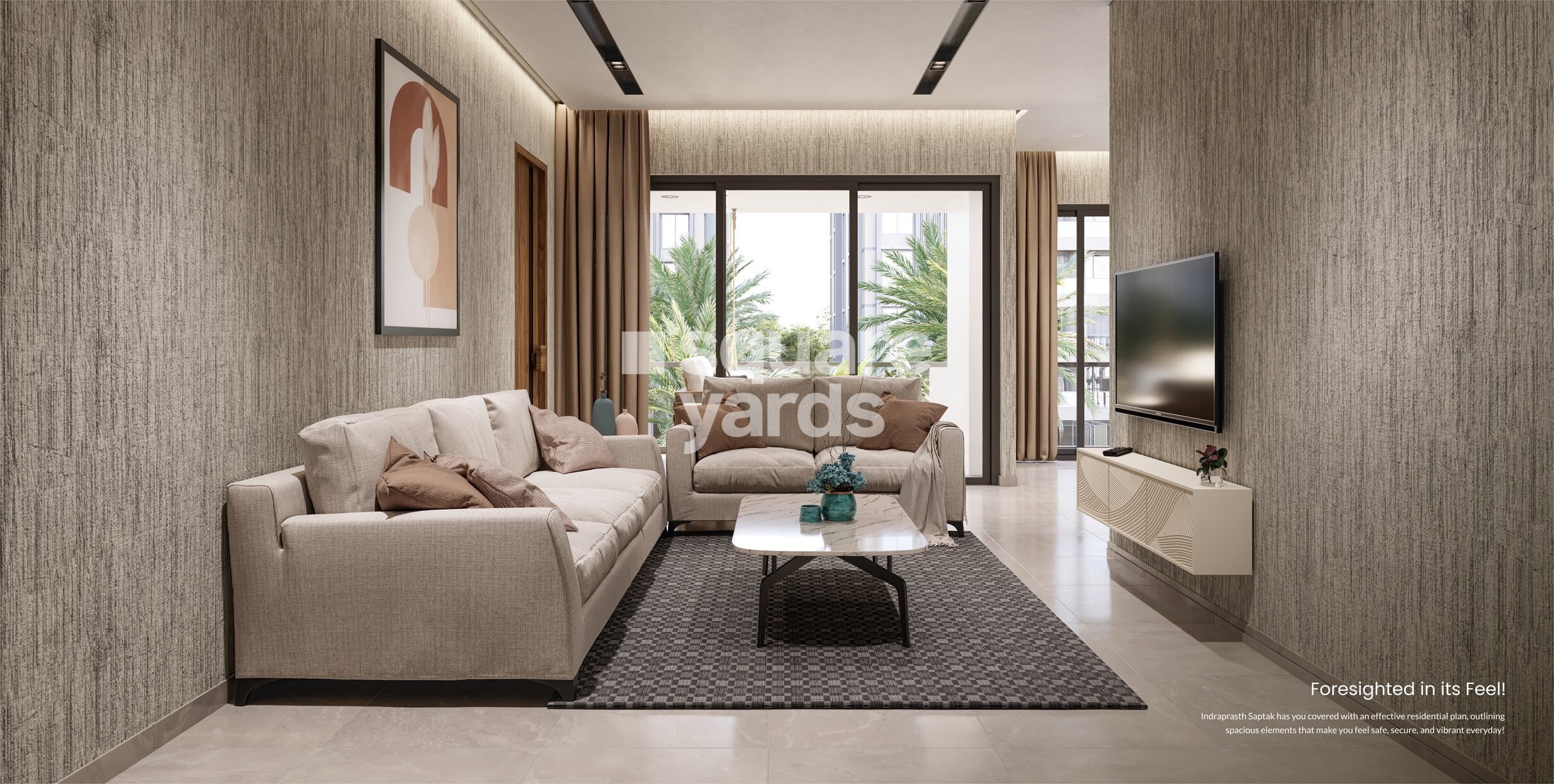 Deep Indraprasth Saptak Apartment Interiors 2