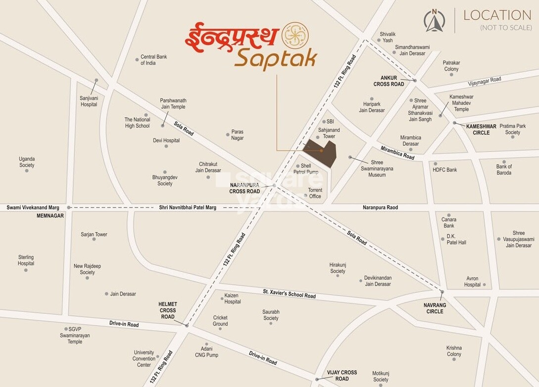 Deep Indraprasth Saptak Location Image