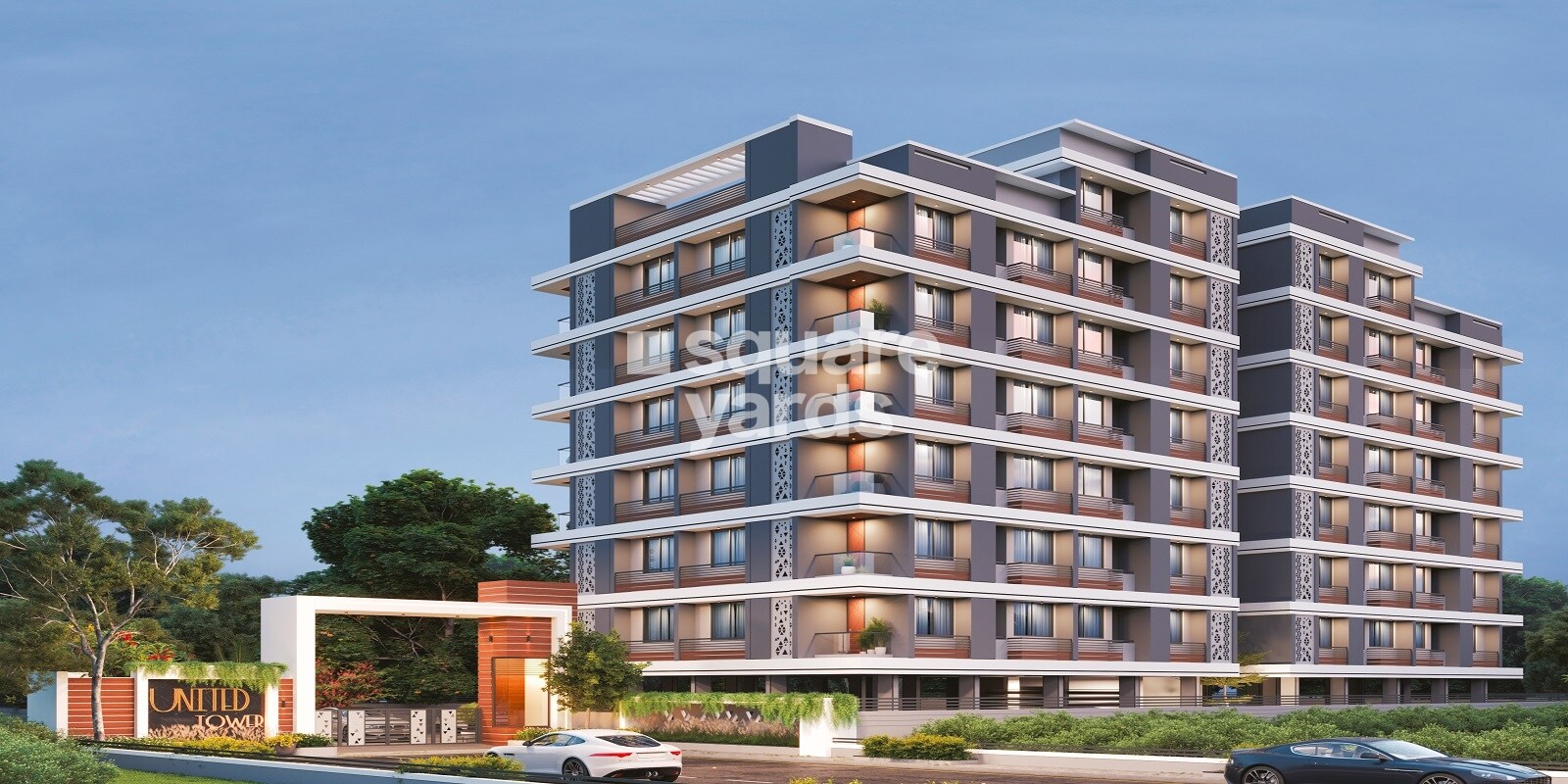 Dev United Tower residential project in Naroda