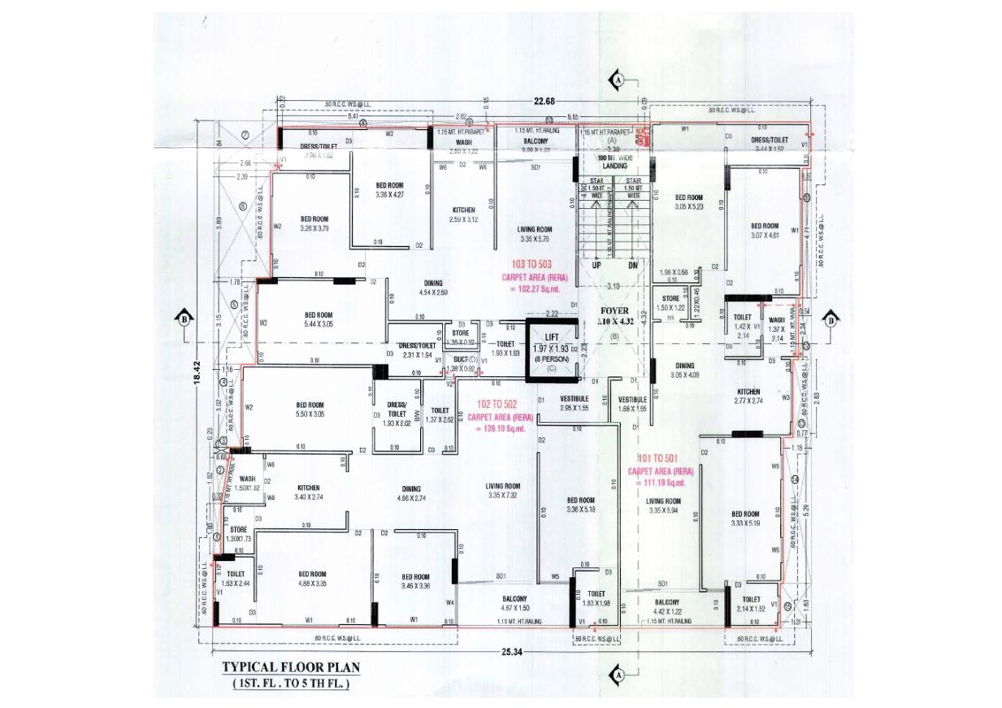 Dhanlaxmi Sanjh Floor Plans