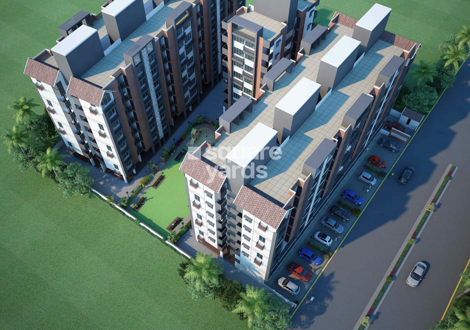 Dharmadev Swaminarayan Park 4 Tower View