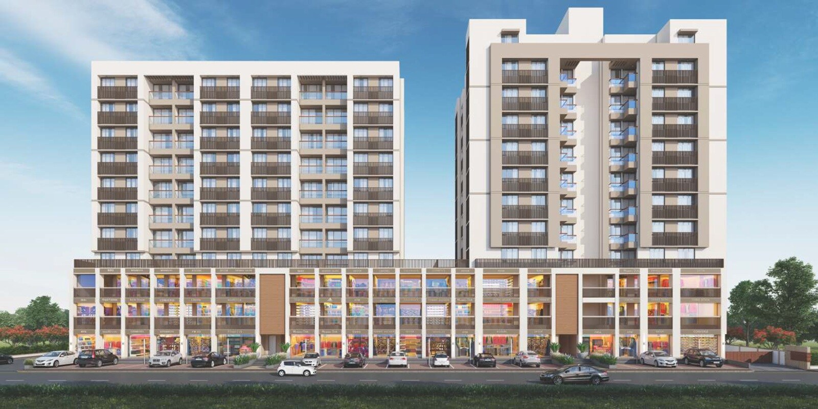 Dharti Saket Heaven residential project in New Ranip