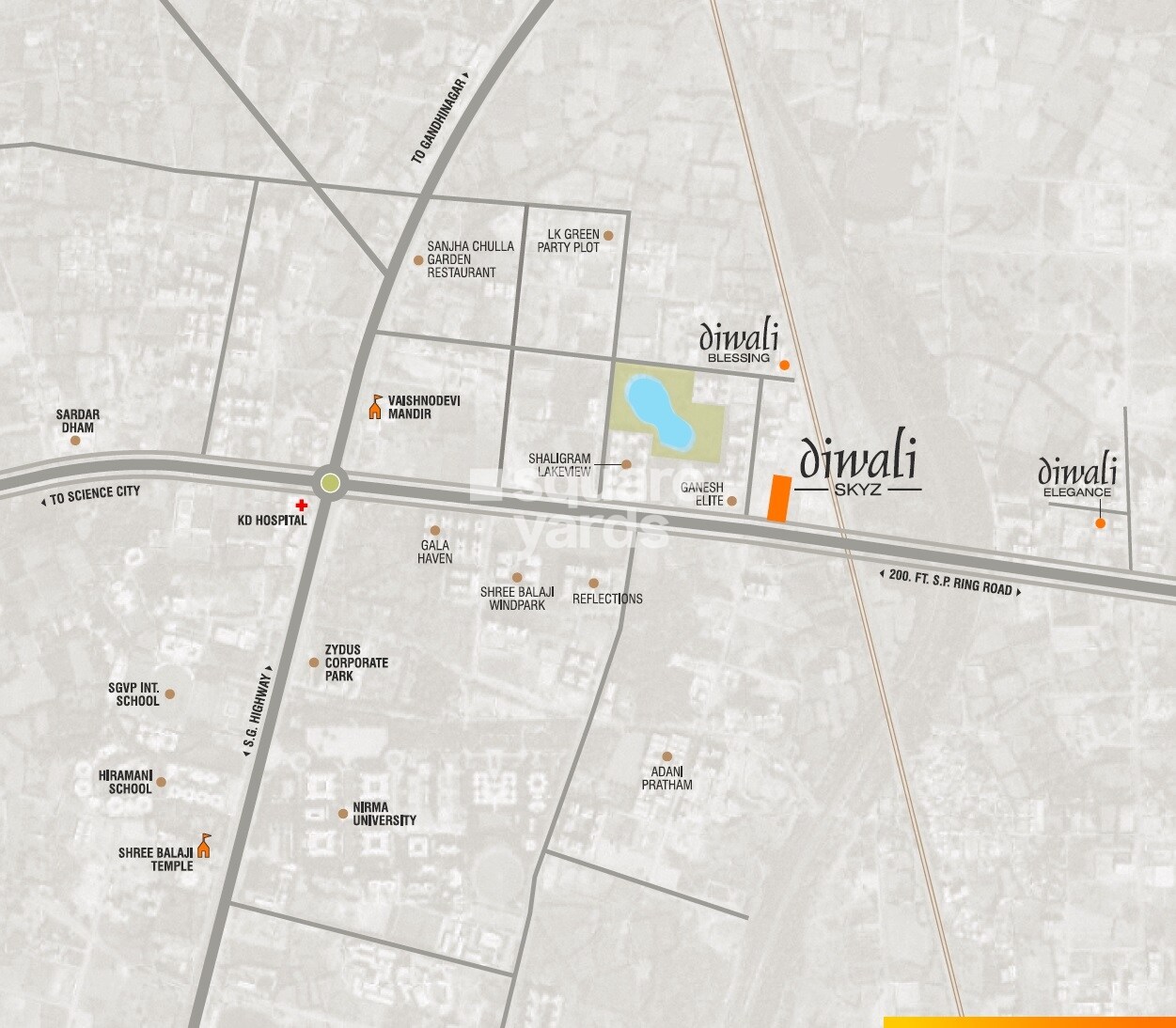 Diwali Skyz Location Image