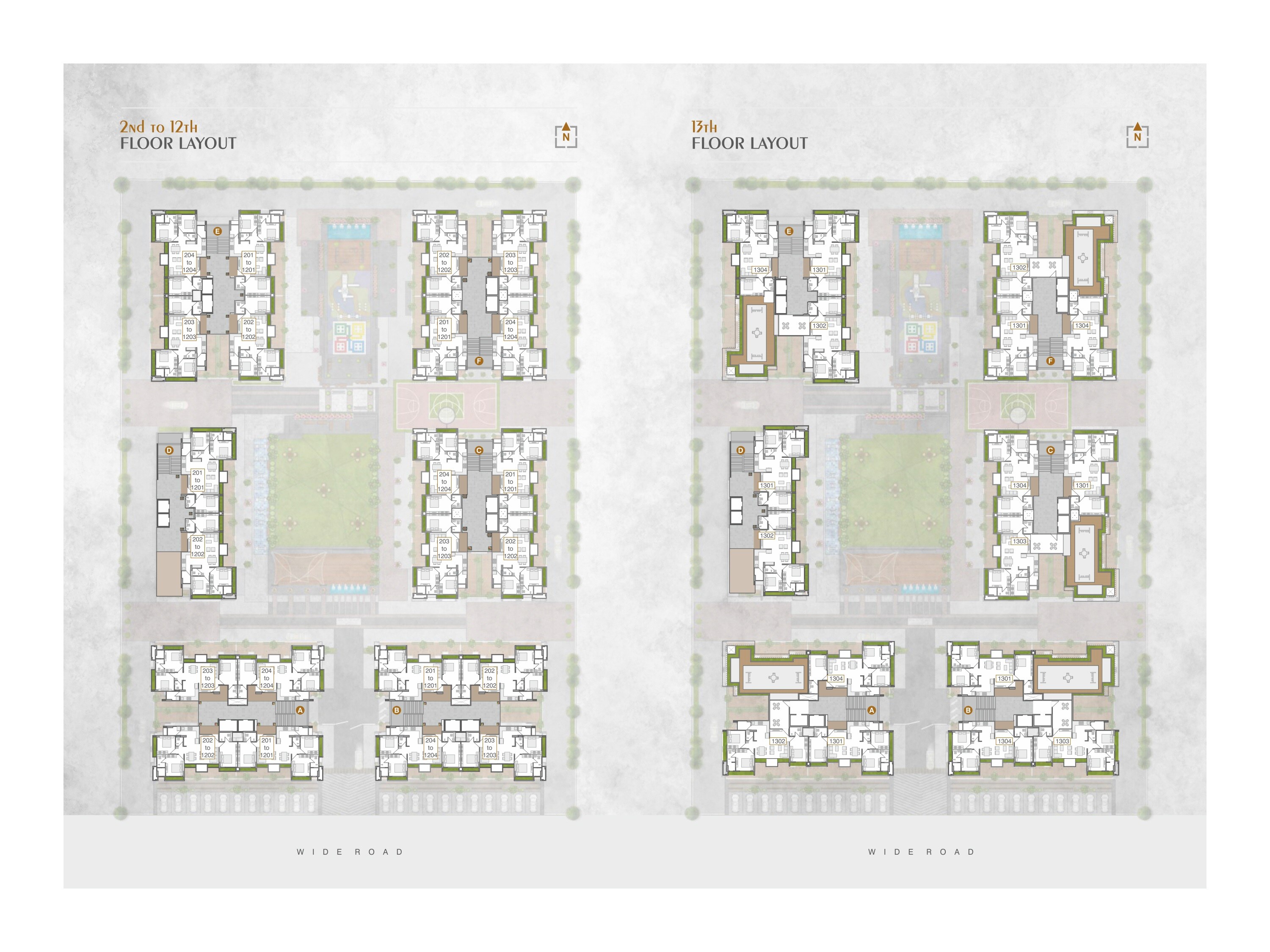 Festival O2 Floor Plans