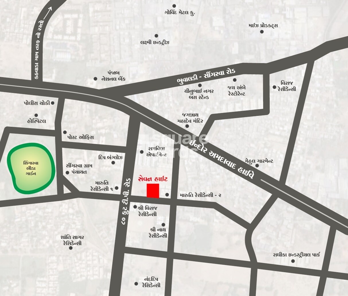 Gajanand Seven Height Lift Lobby Image