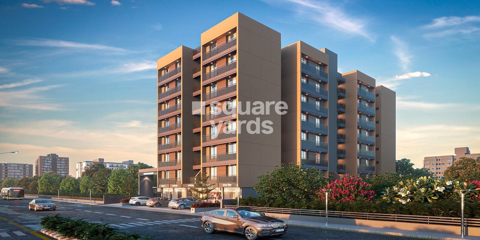 Gajanand Seven Height residential project in Singarwa