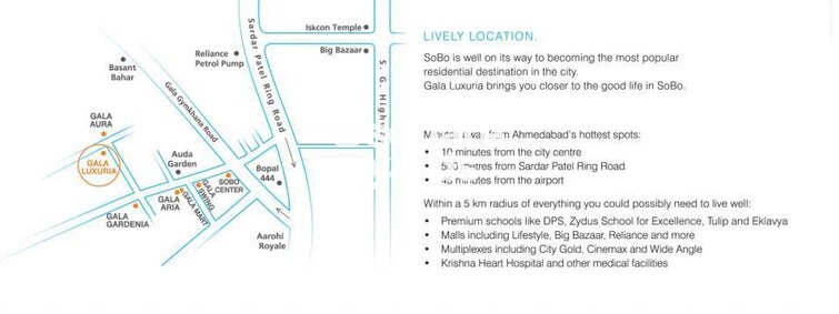 Gala Luxuria Location Image