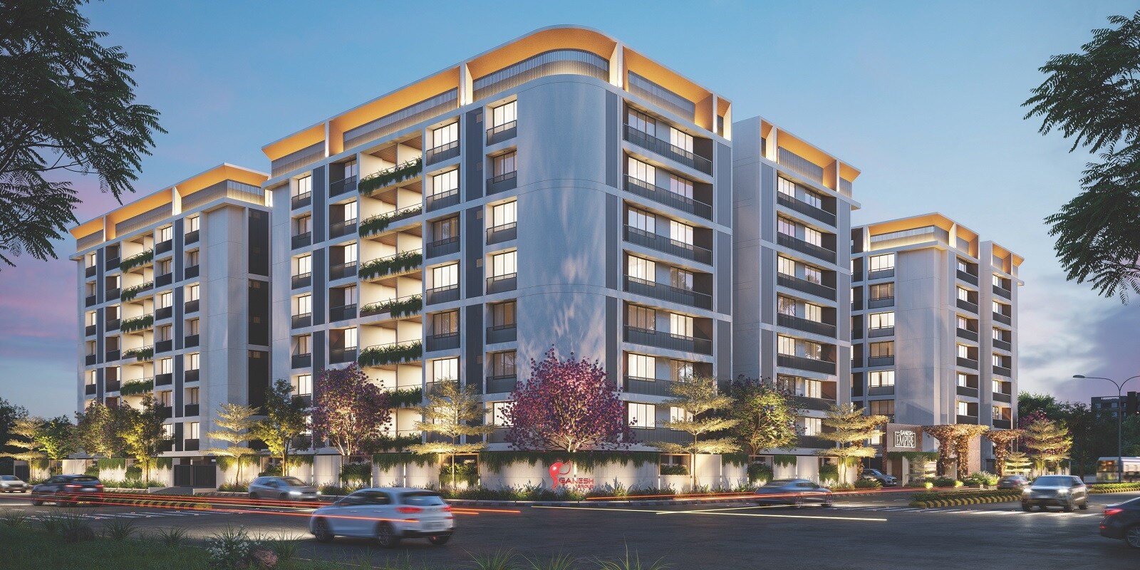 Ganesh Empire residential project in Nikol