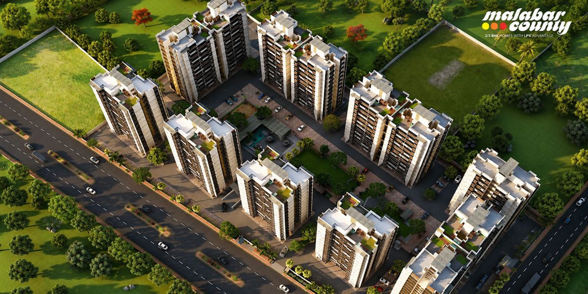 Ganesh Malabar County residential project in Near Nirma University On SG Highway