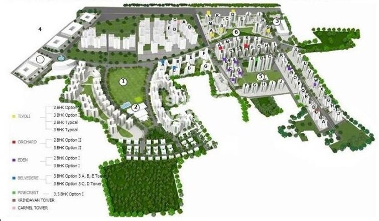 Godrej Garden City Pinecrest Master Plan Image