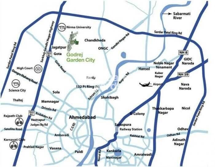 Godrej Vrindavan Location Image