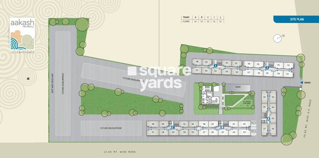 Goyal Aakash Residency Master Plan Image
