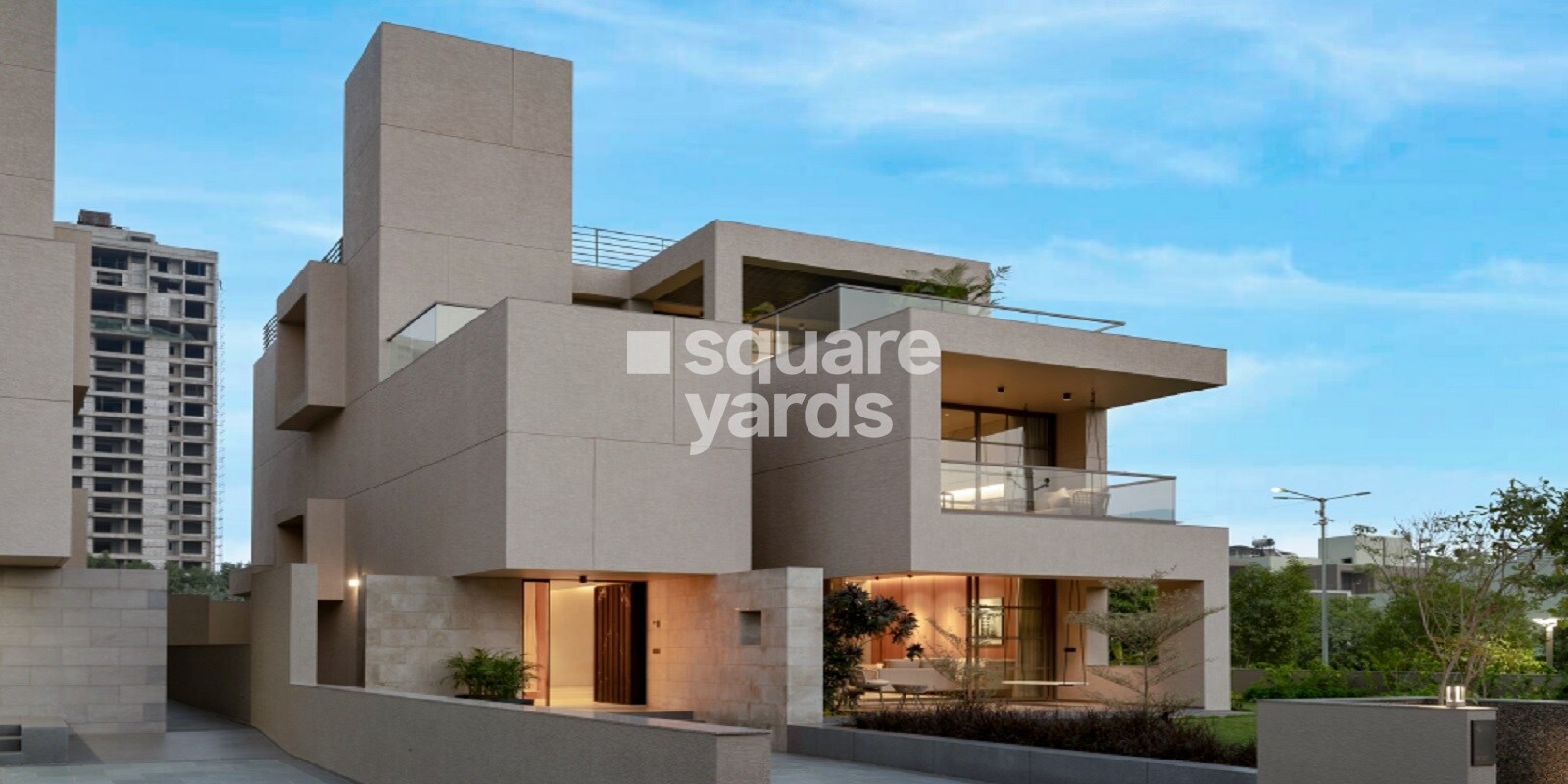 Goyal and Co Riviera Sky Villas residential project in Shela