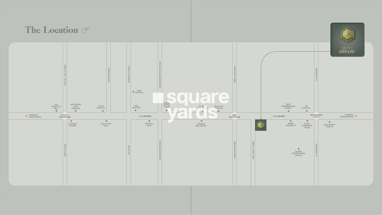 Goyal Olive Greens Location Image