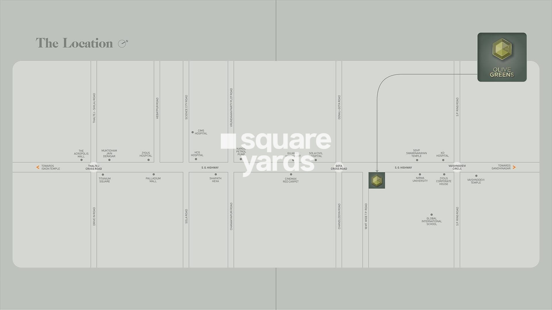 Goyal Olive Greens Location Image