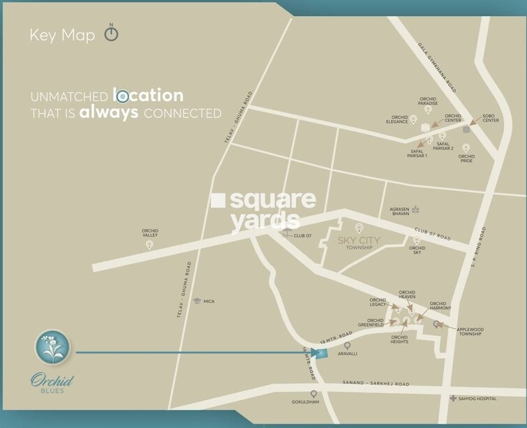 Goyal Orchid Blues Location Image