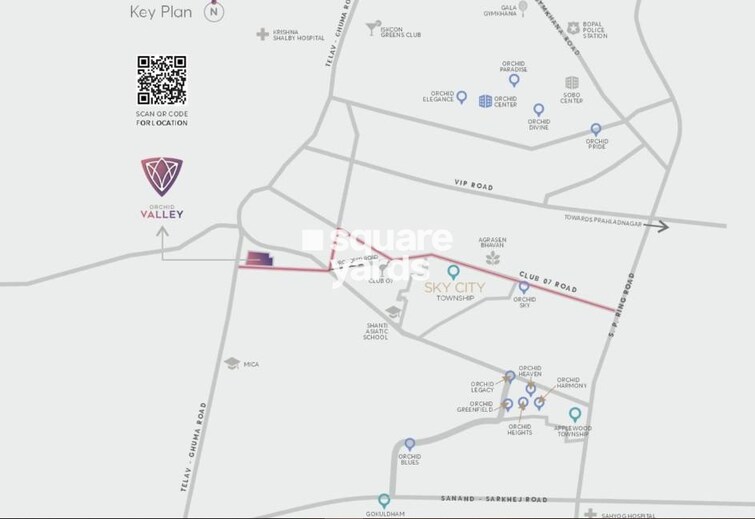 Goyal Orchid Valley Location Image