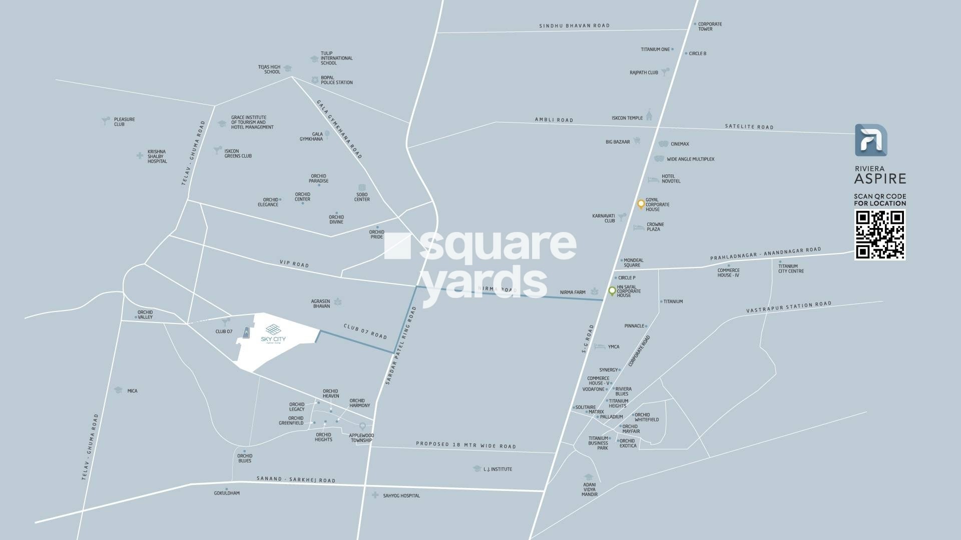 Goyal Riviera Aspire Location Image