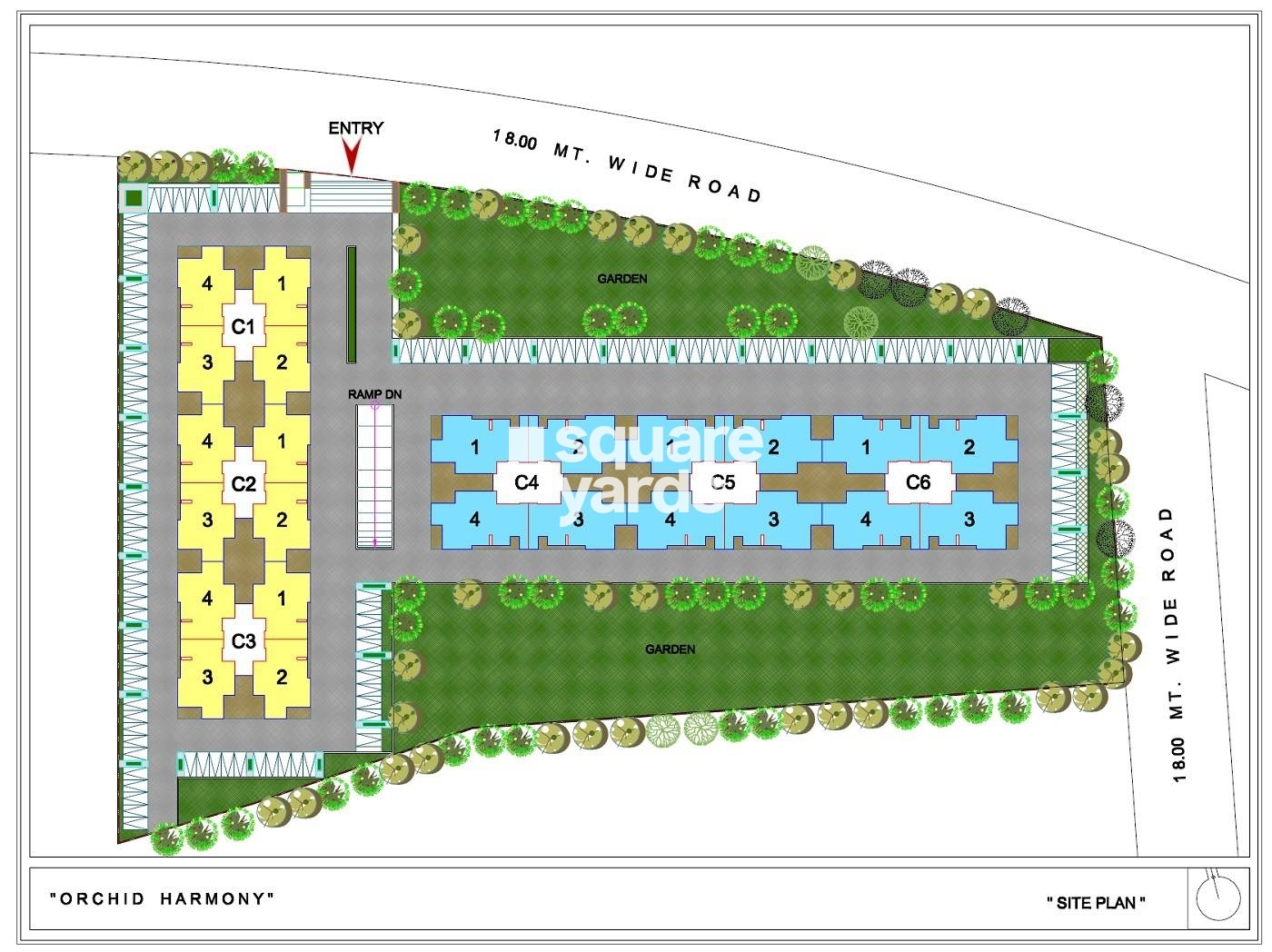 HN Safal Orchid Harmony Master Plan Image