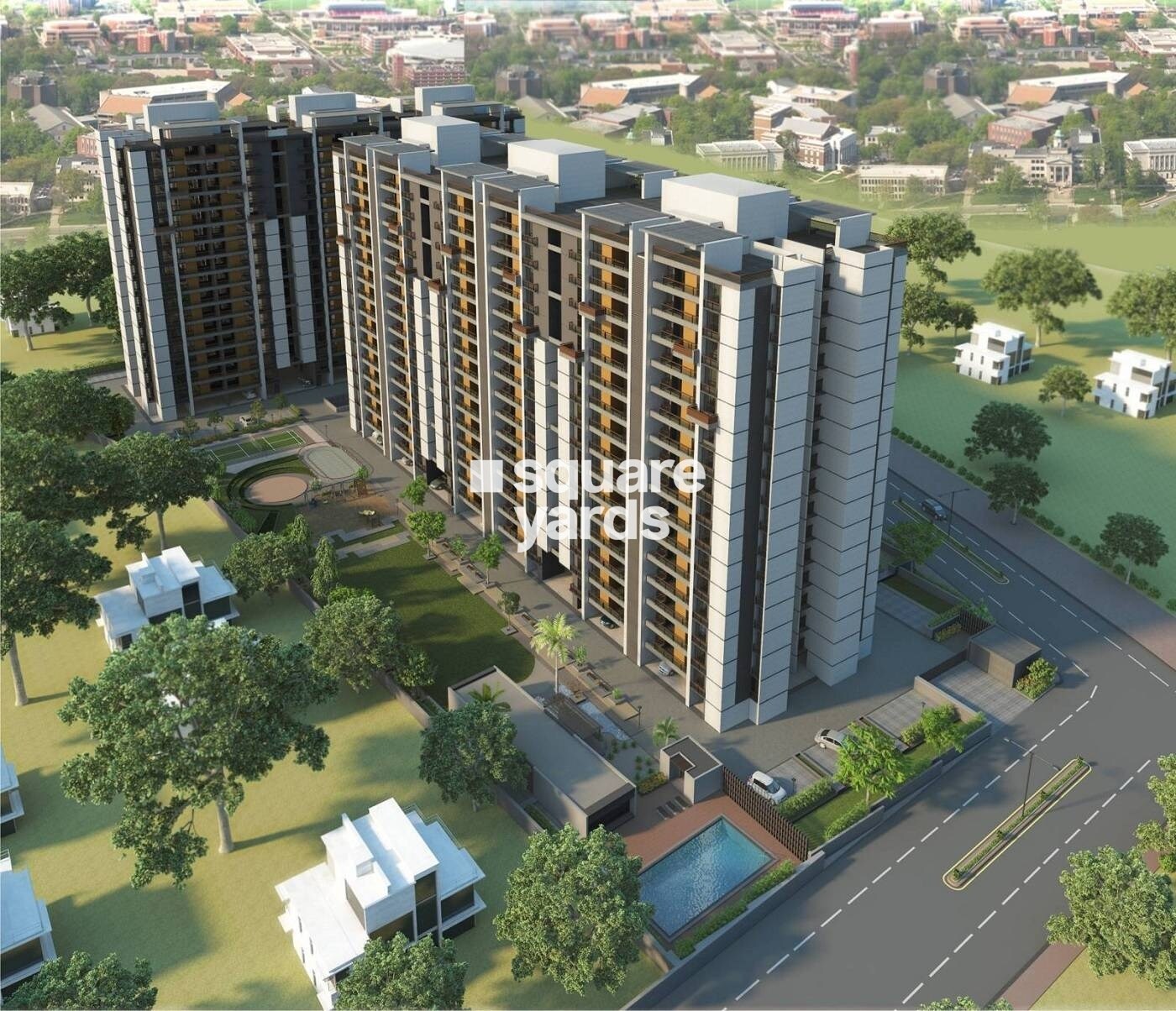 HN Safal Orchid Harmony Tower View 2