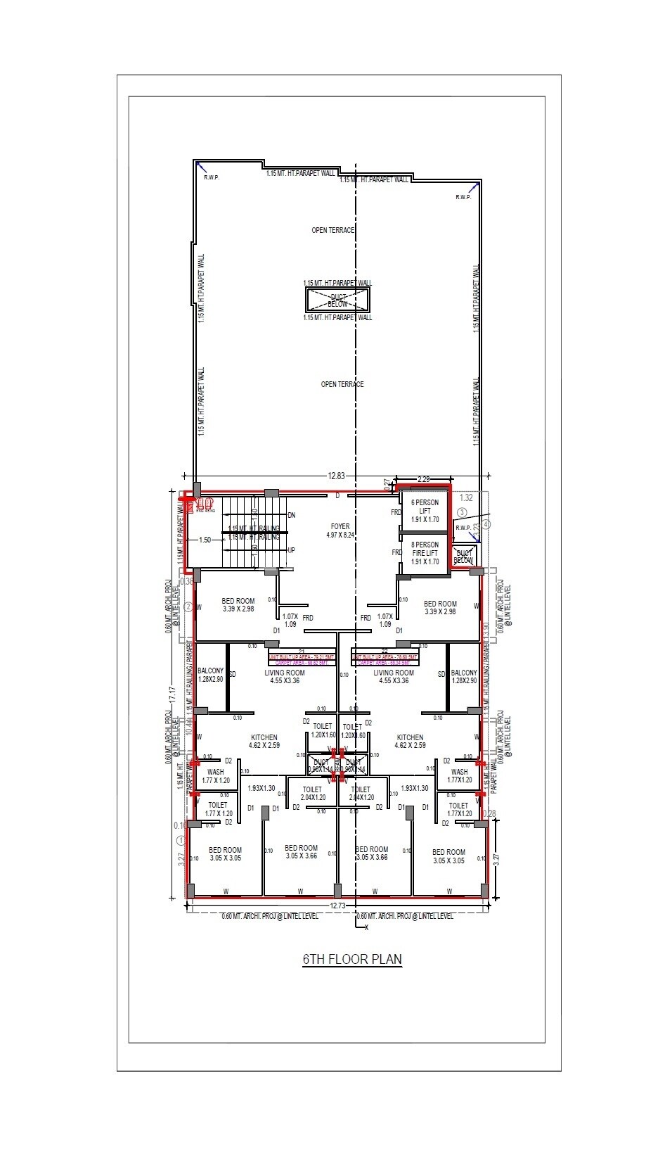 HND Kushal Apartment Floor Plans 2