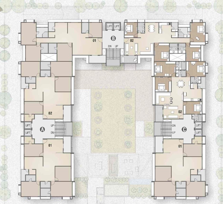 Indraprasth Kadamb Floor Plans