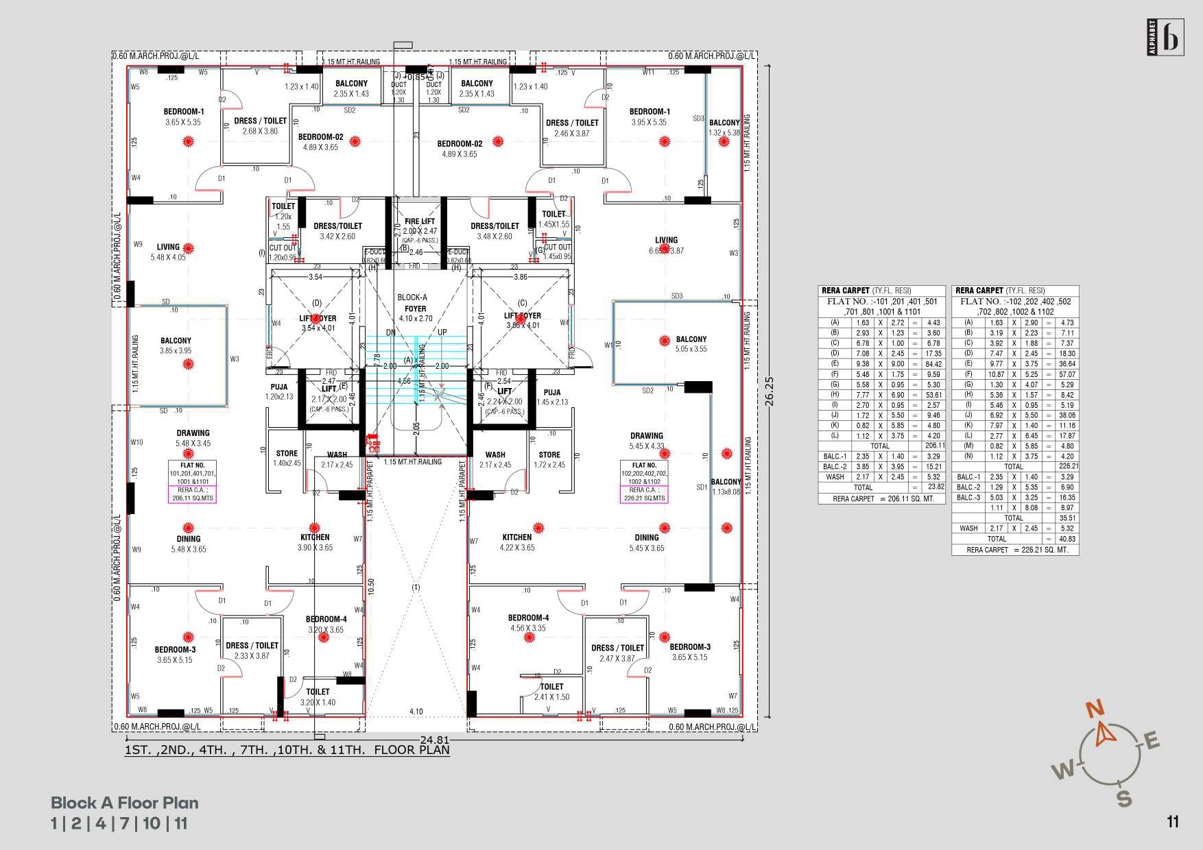 Jaydeep Alphabet Floor Plans