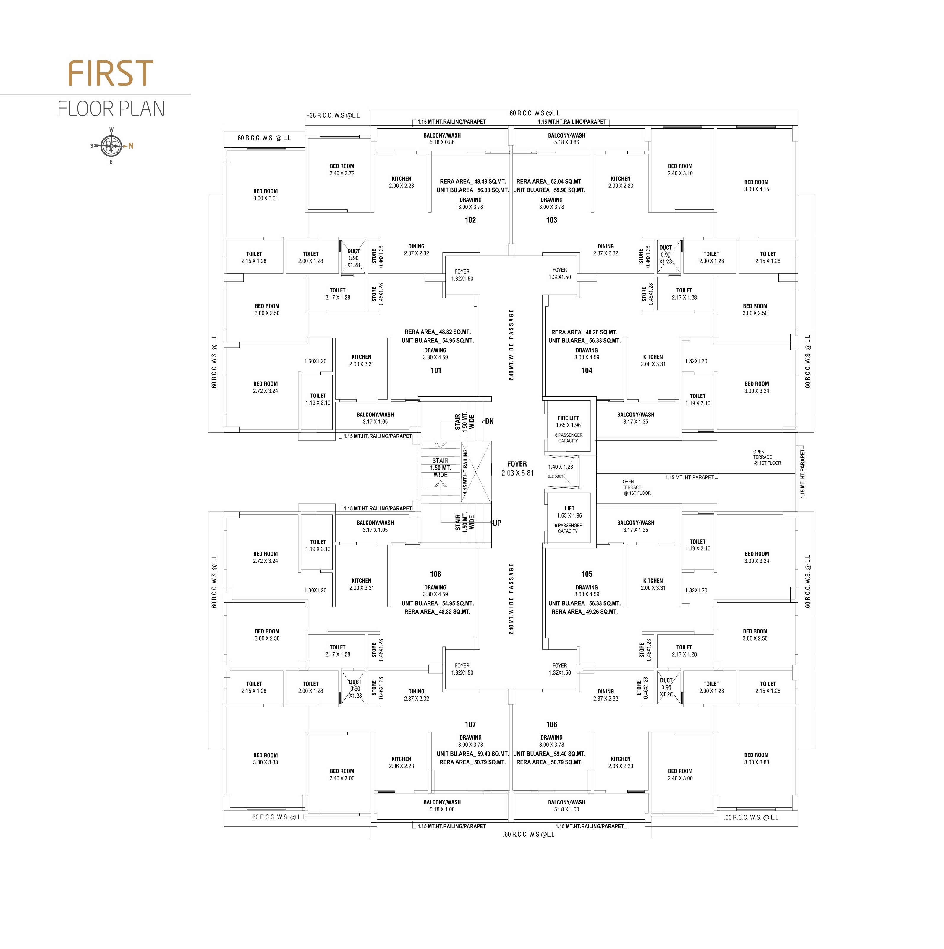 K3 Orium Floor Plans