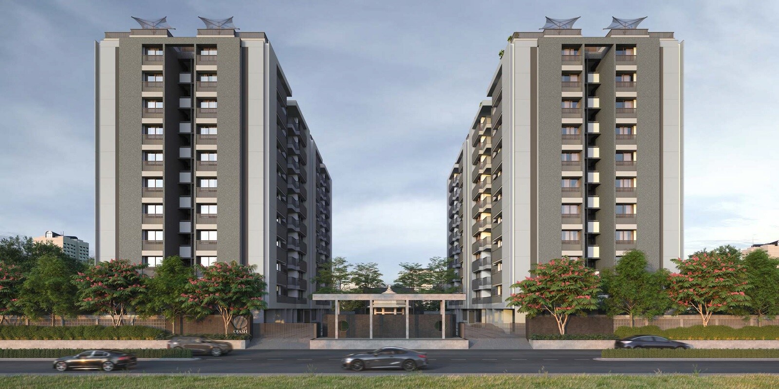Kailash Ojash residential project in Shahibagh