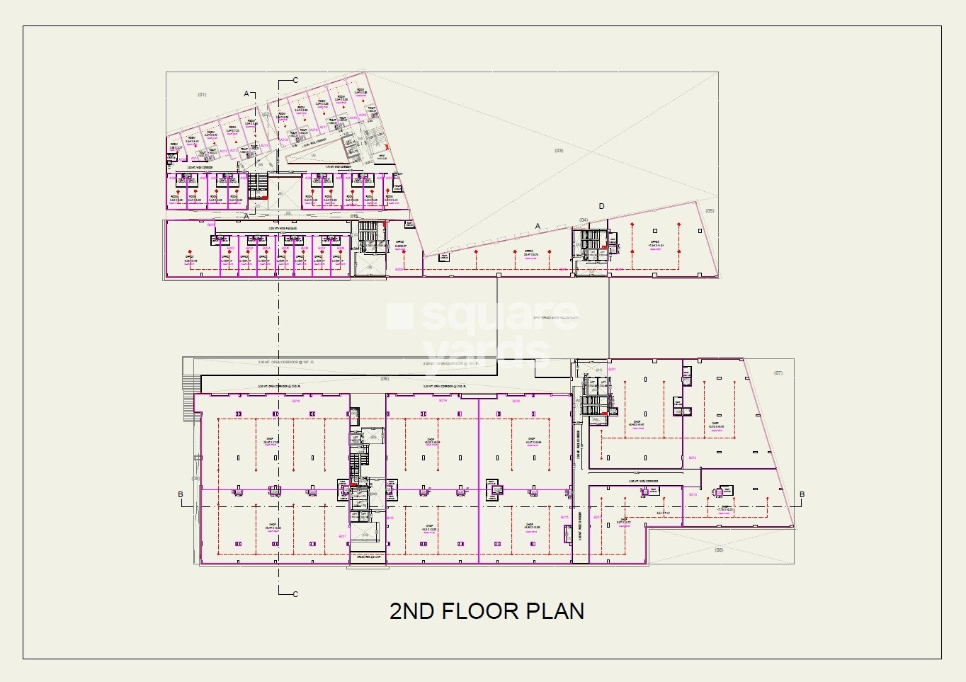 Kala Ratan Iconic Three Floor Plans
