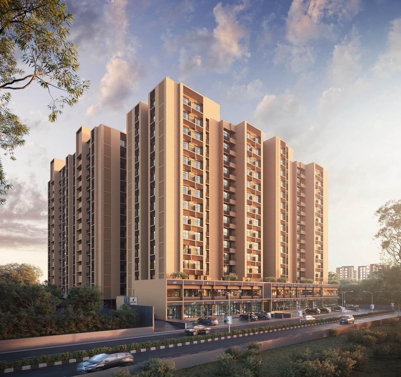 Kavisha Atria Apartment Exteriors 1