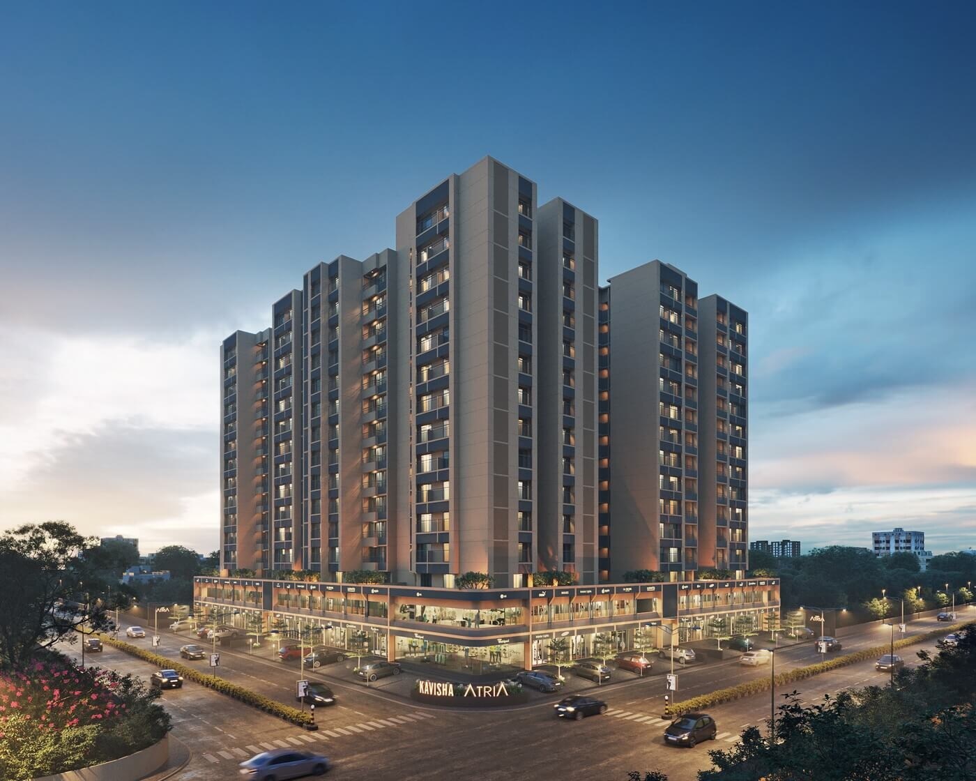 Kavisha Atria Apartment Exteriors 2