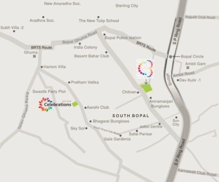 Kavisha C3 Celebration City Center Location Image