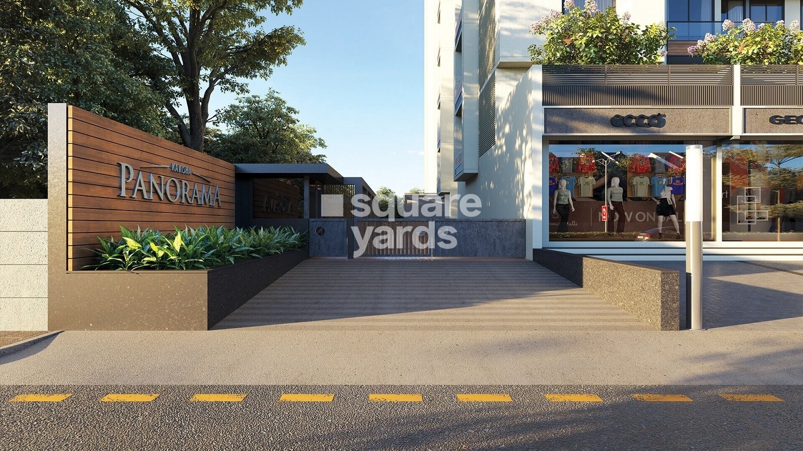 Kavisha Panorama Entrance View