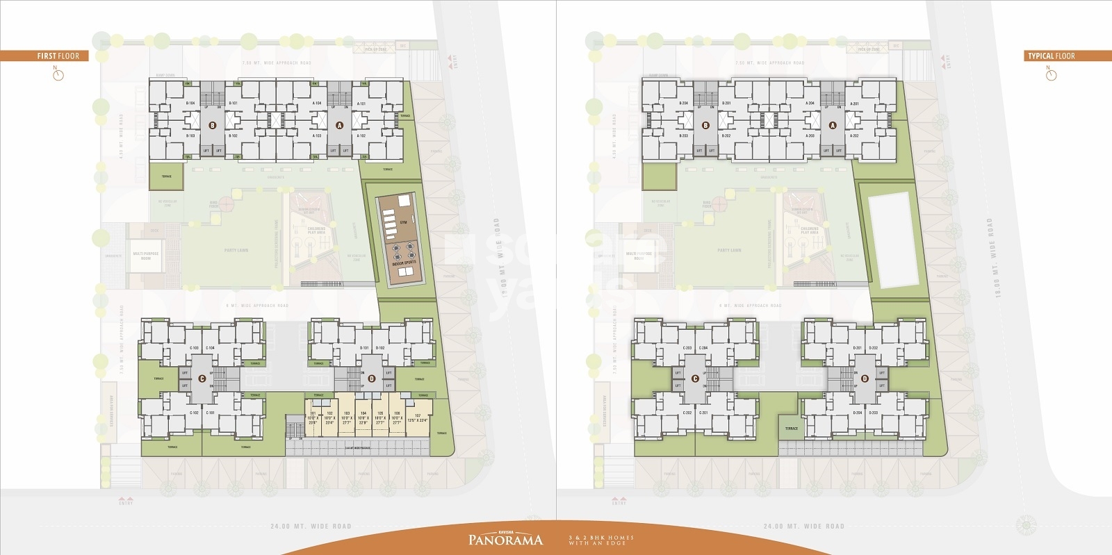 Kavisha Panorama Floor Plans