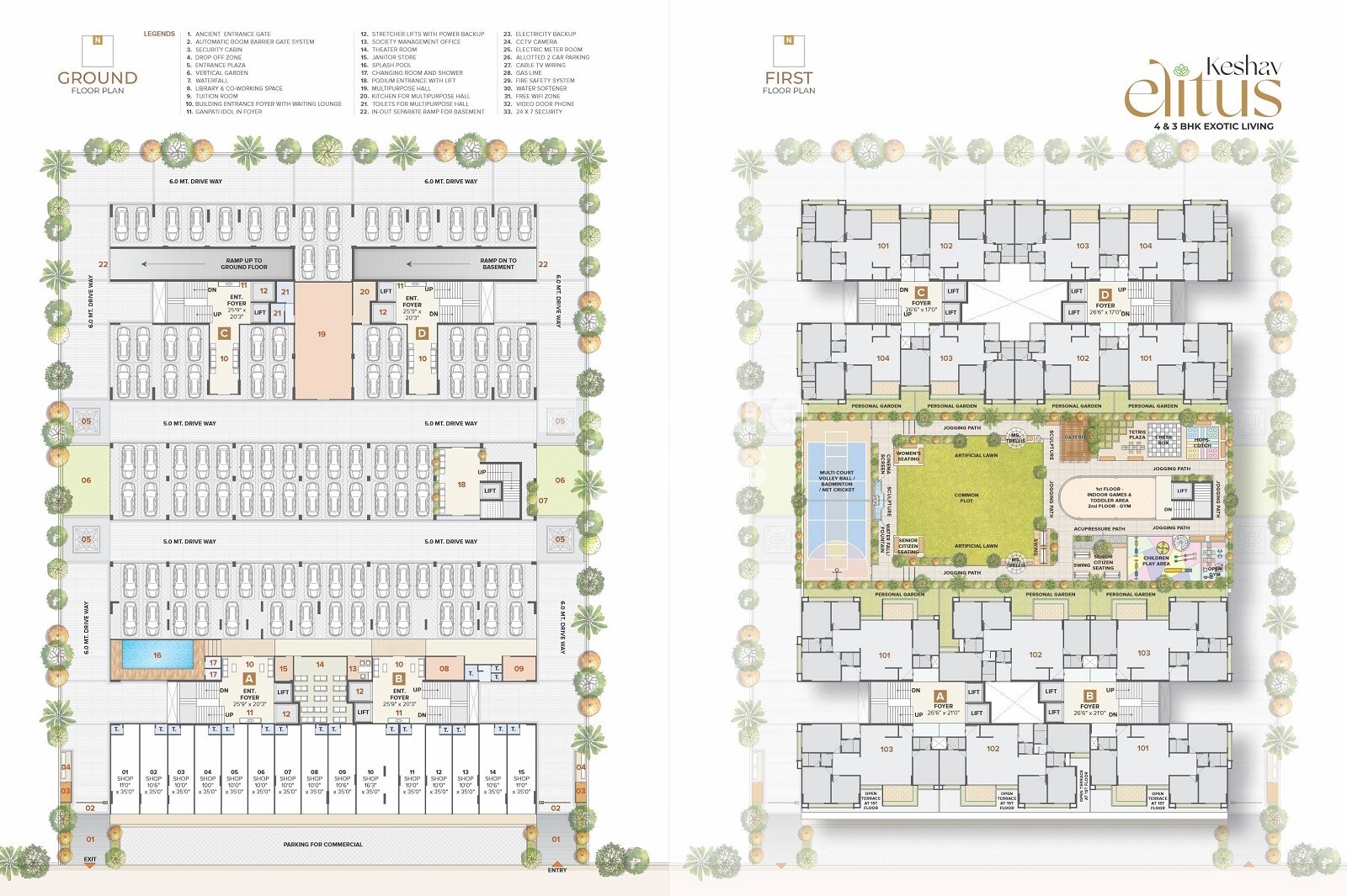 Keshav Elitus Floor Plans