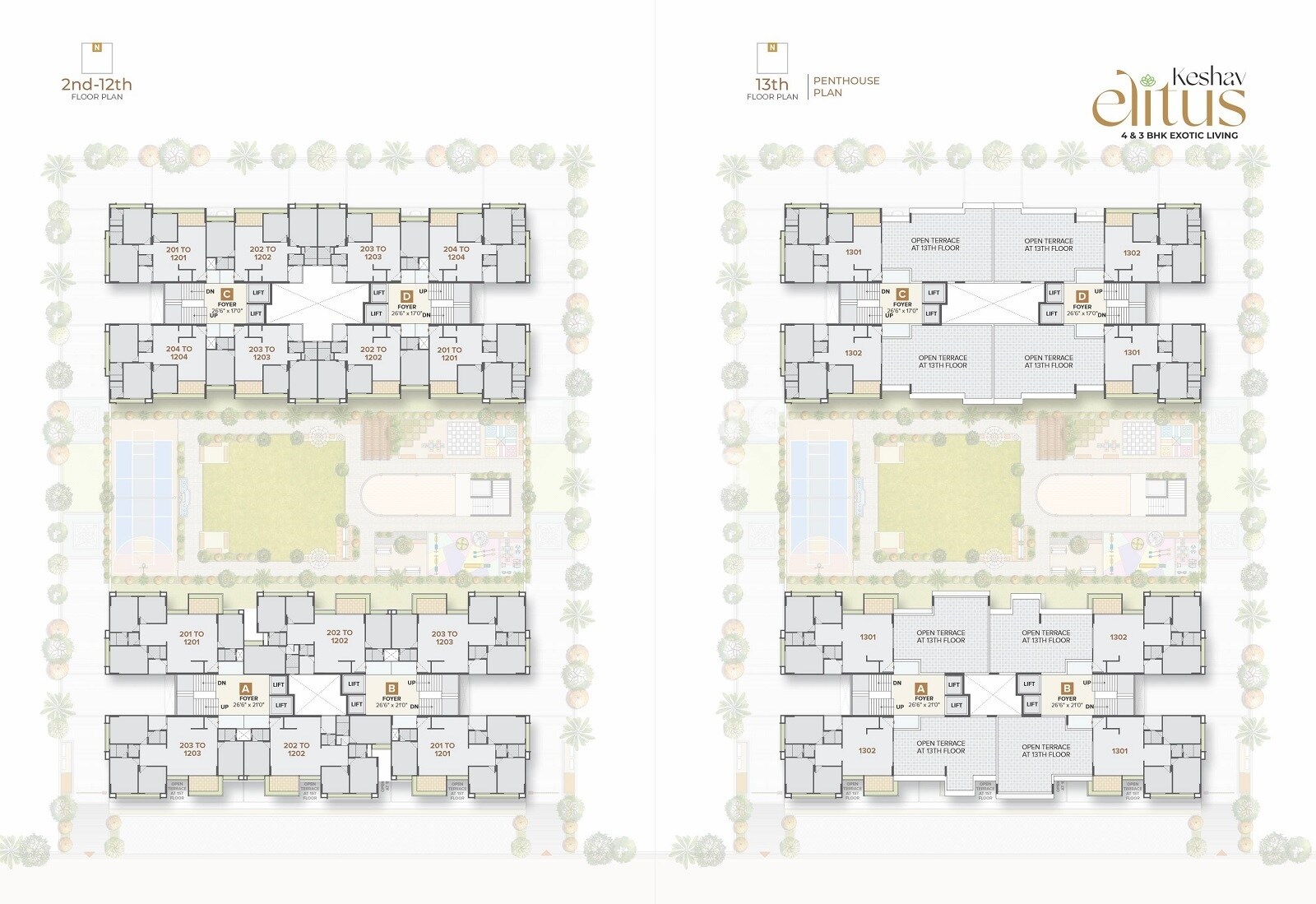 Keshav Elitus Floor Plans