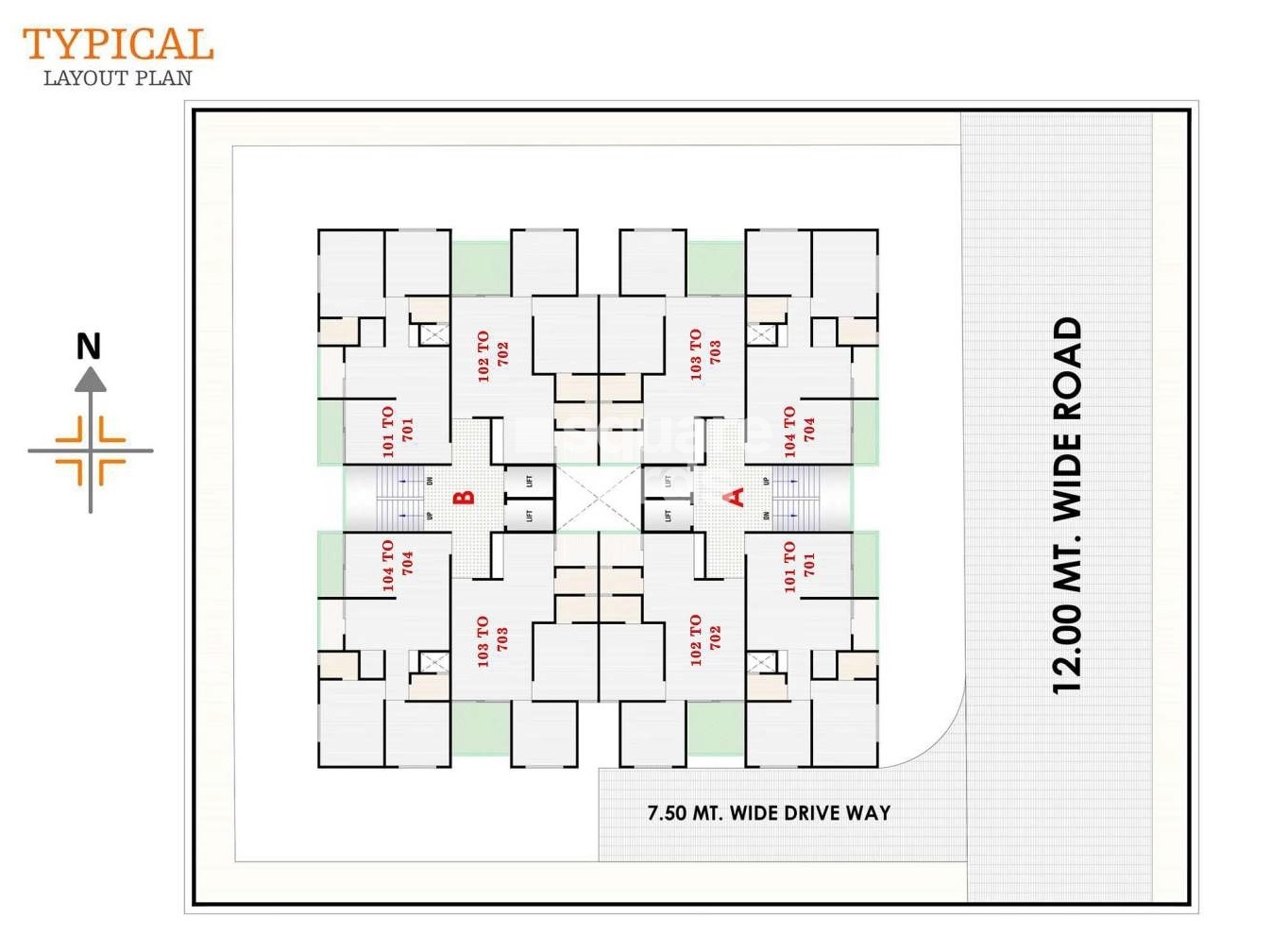 Keshav Sarthak Lake View Floor Plans