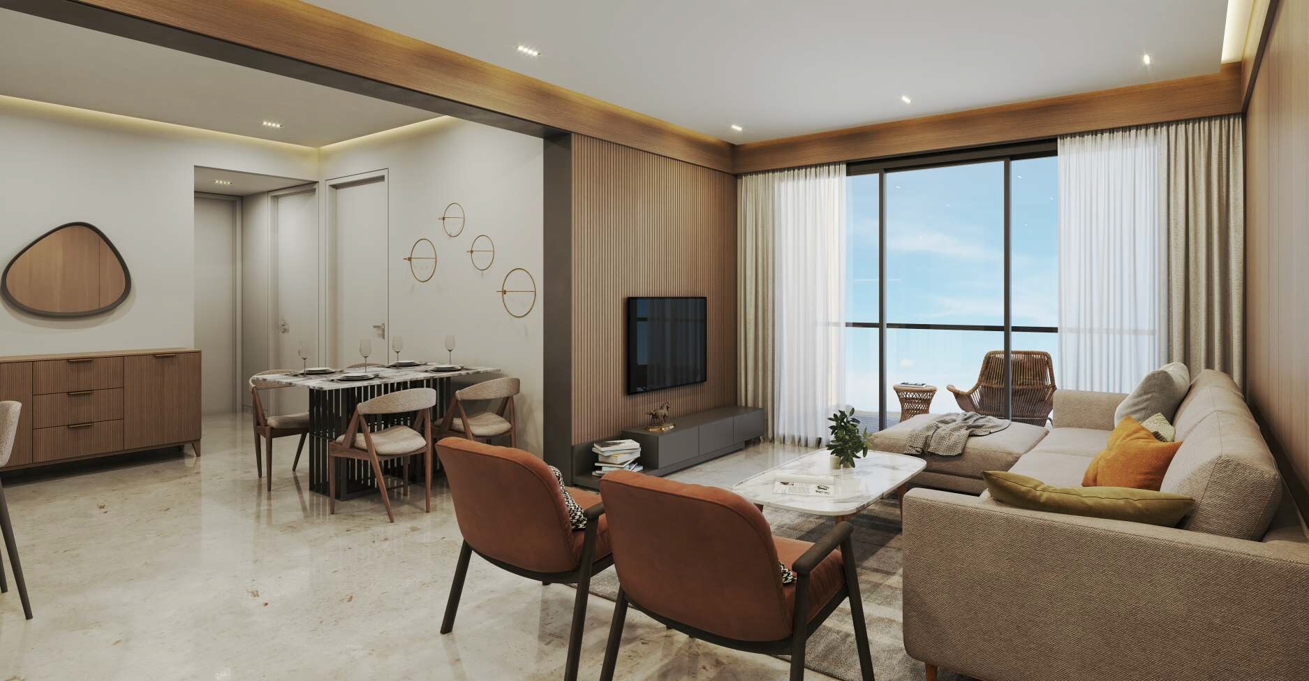 Khwaish Blue Bell Apartment Interiors