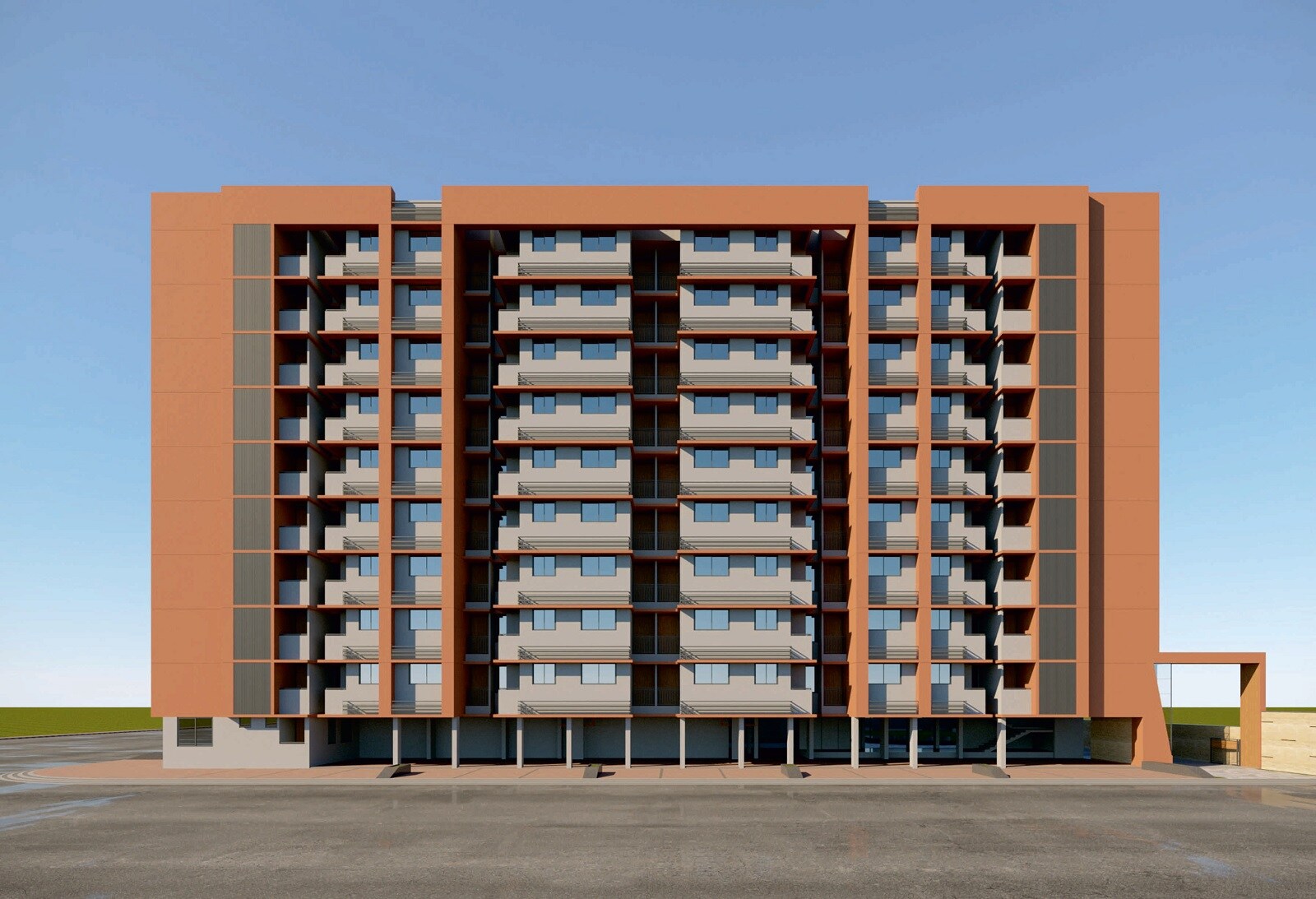 Krishna Satkar Green Apartment Exteriors