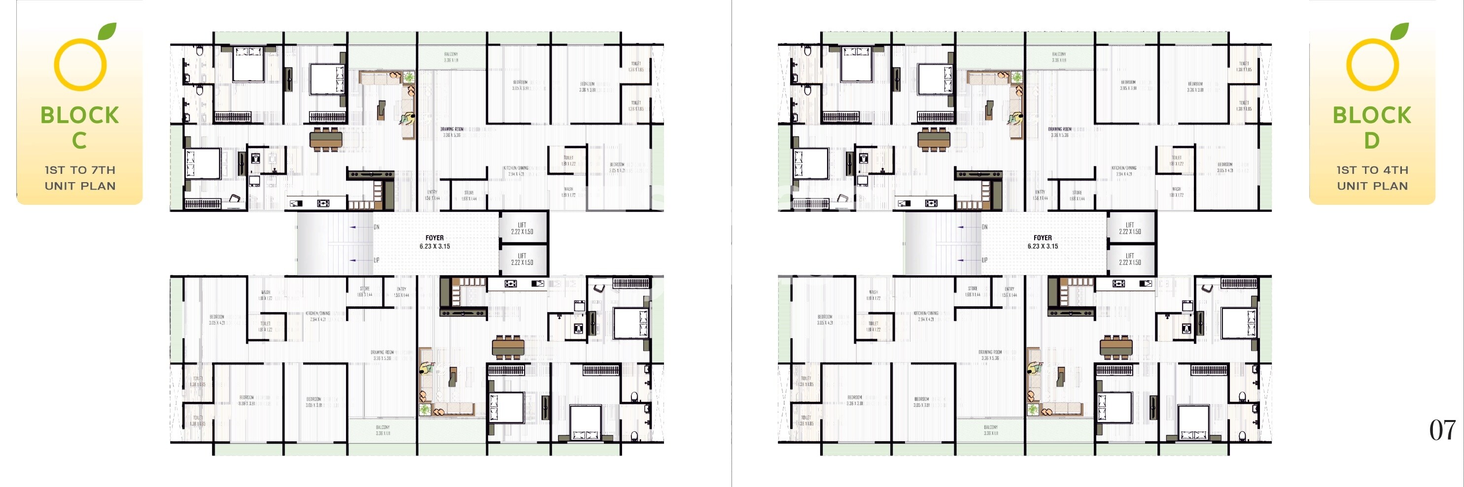 Krunal Lemon Tree Floor Plans