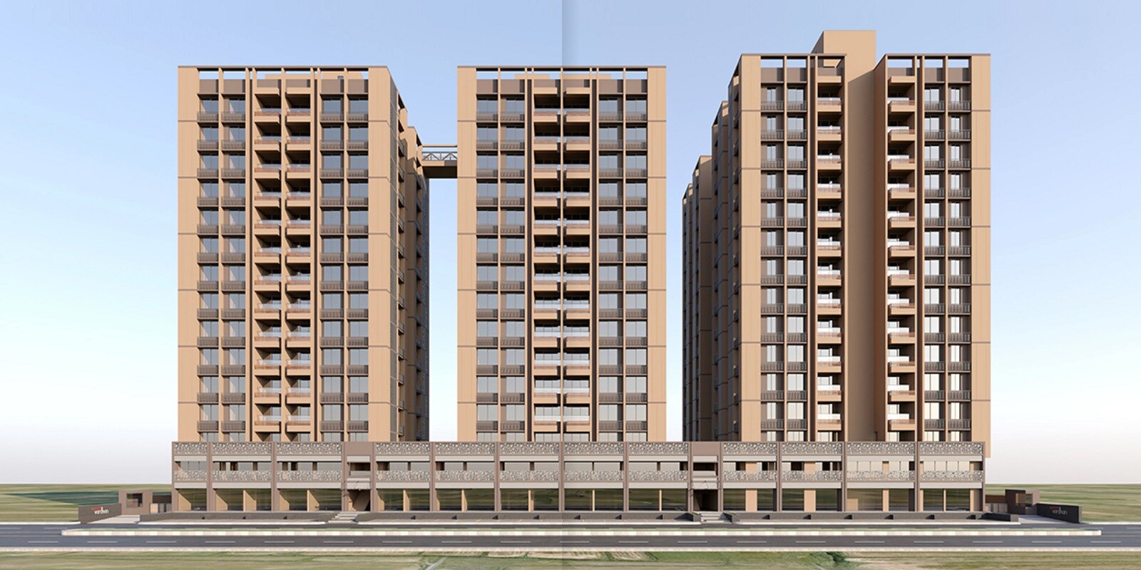 Labh Vardhan residential project in Kudasan