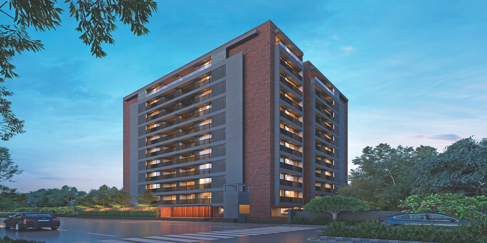 Landmark Vaidehi Prime residential project in Vavol