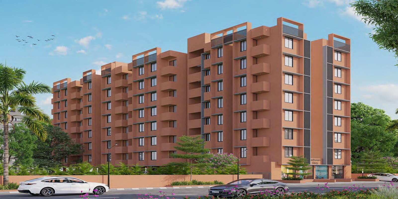 Madhuram Glory residential project in Chandkheda