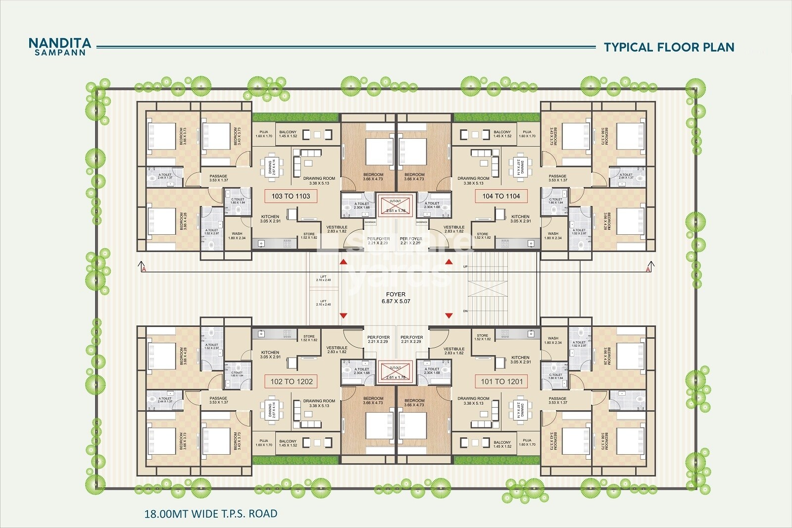 Manav Nandita Sampann Floor Plans
