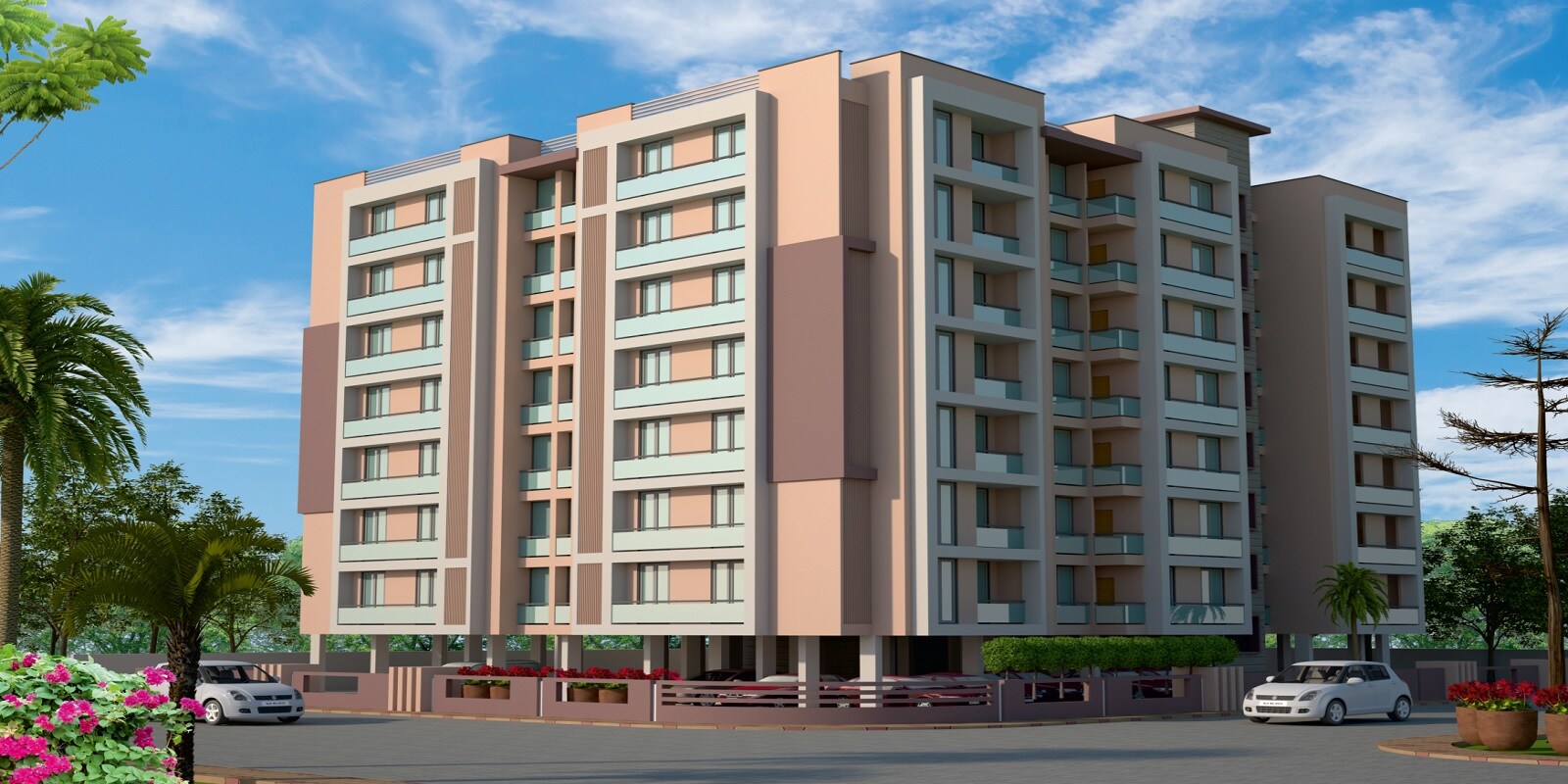 Marjan Heights residential project in Vatva