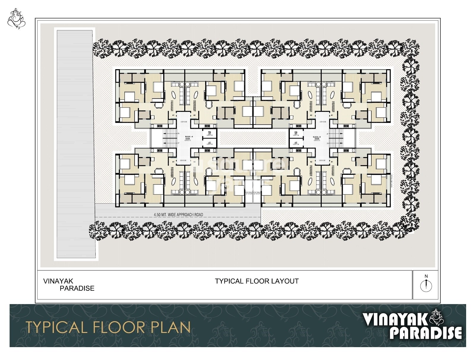 Maruti Vinayak Paradise Floor Plans