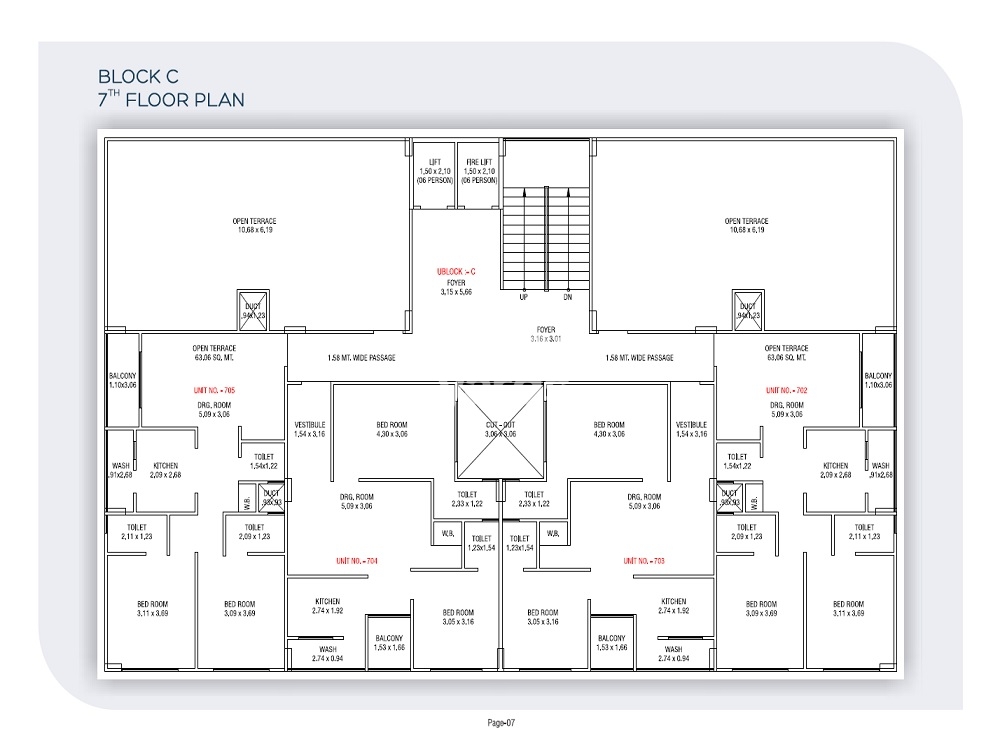 Meem Light Residency Floor Plans